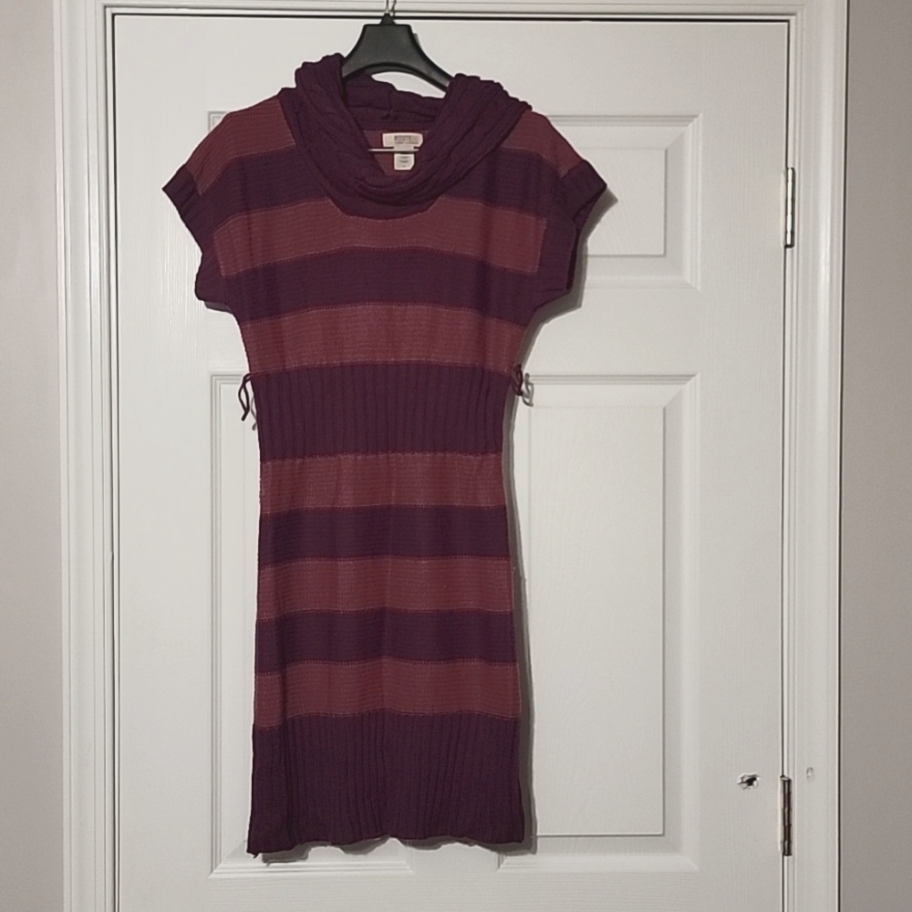 Route 66 S pink and mauve sweater dress